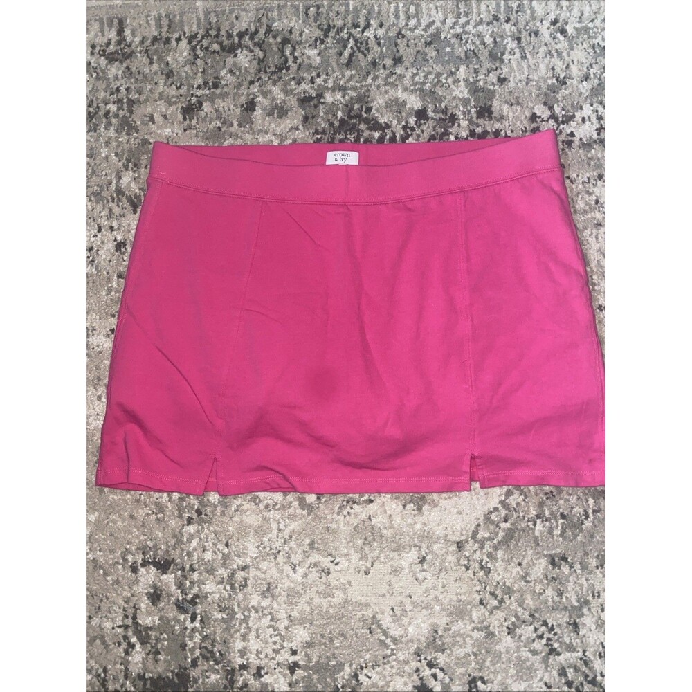 Crown & Ivy Hot Pink  Athletic Skort/Skirt XL